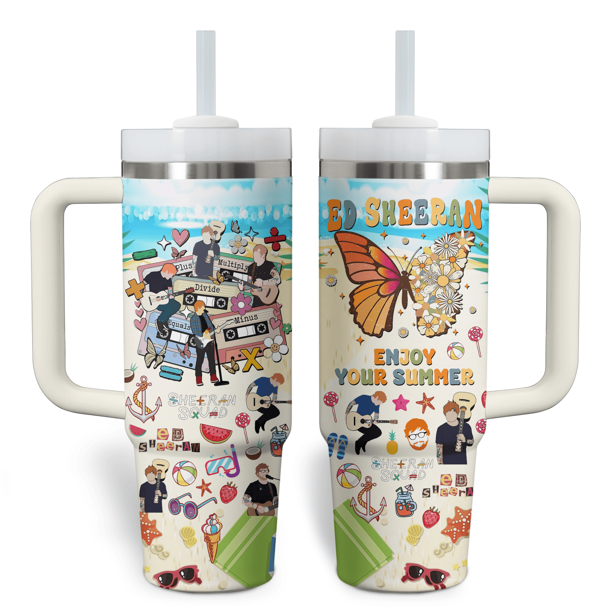 Ed Sheeran Music Custom Stanley Cup 40 oz 30 oz Tumbler With HandleTVC2301766