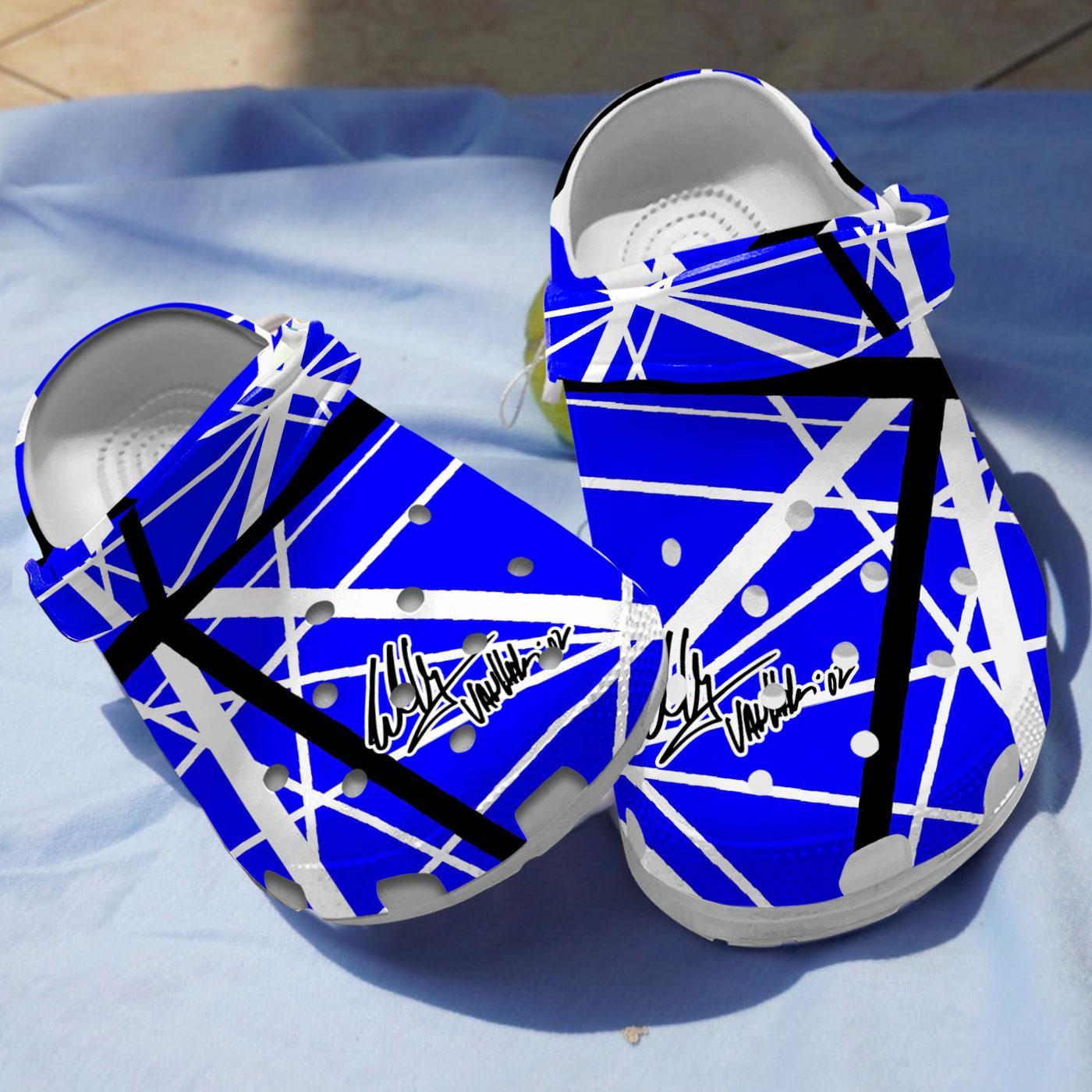 Eddie Van Halen Music Crocs Crocband Clogs Shoes Comfortable For Men Women and Kids