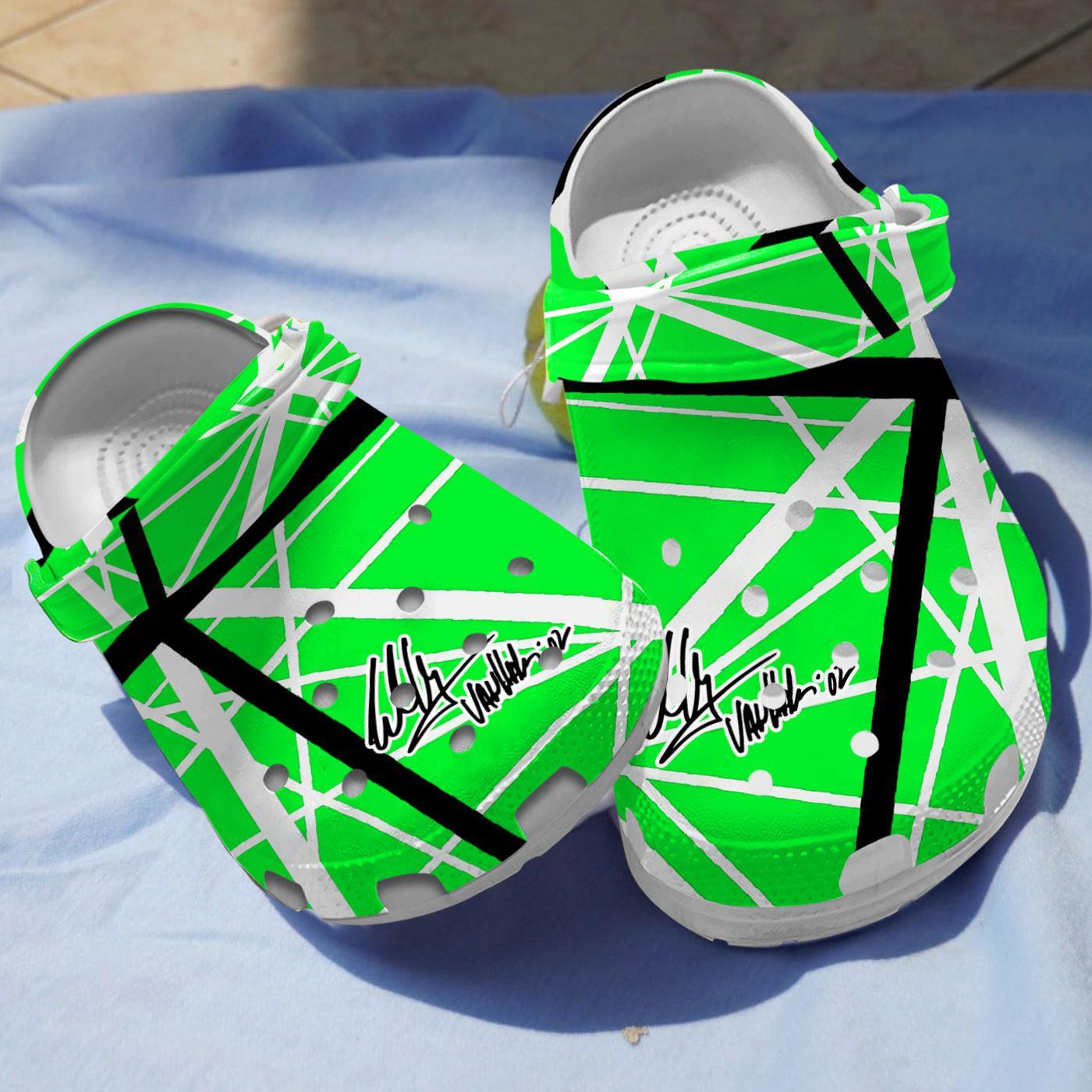 Eddie Van Halen Music Crocs Crocband Clogs Shoes Comfortable For Men Women and Kids