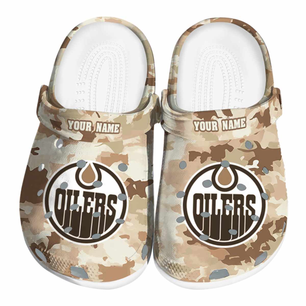 Edmonton Oilers NHL Sport Crocs Crocband Clogs Shoes Comfortable For Men Women and Kids