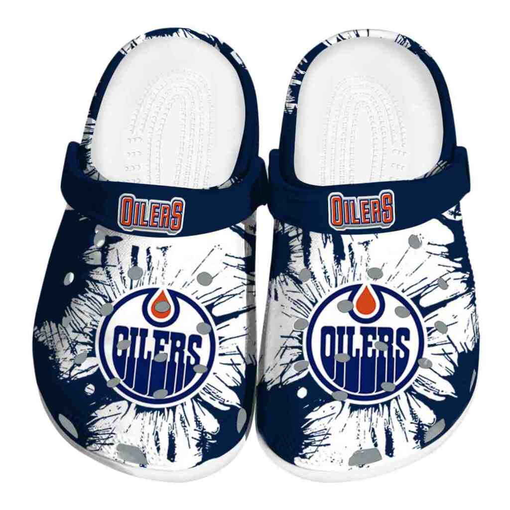 Edmonton Oilers Splatter Graphics ClogTVC1801890