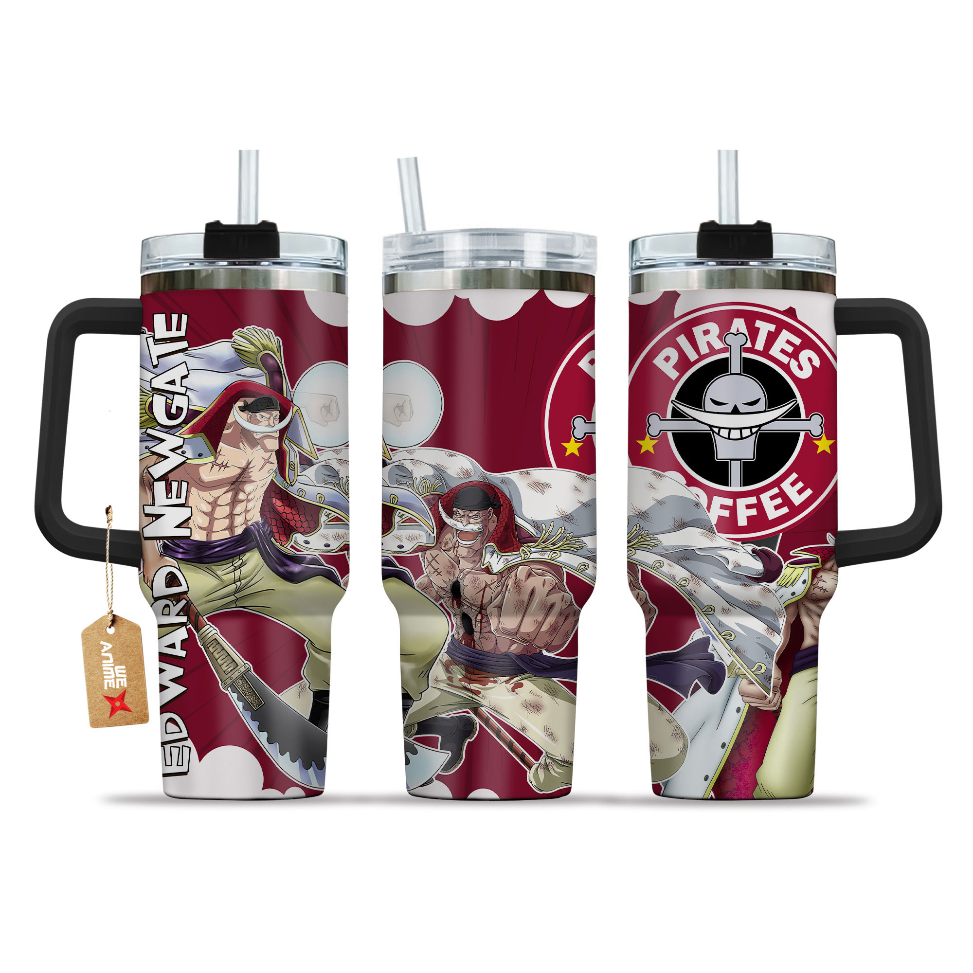 Edward Newgate One Piece Anime Custom Stanley Cup 40 oz 30 oz Tumbler With HandleTVC2301150