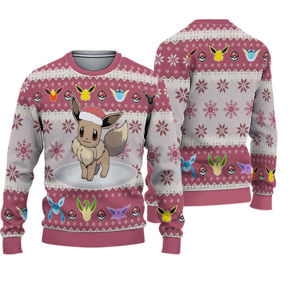 Eevee PKM Ugly Christmas Sweater