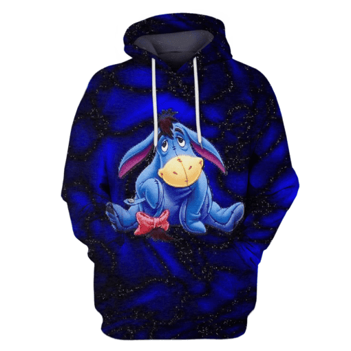 Eeyore 3D All Over Print Hoodie, Zip Hoodie