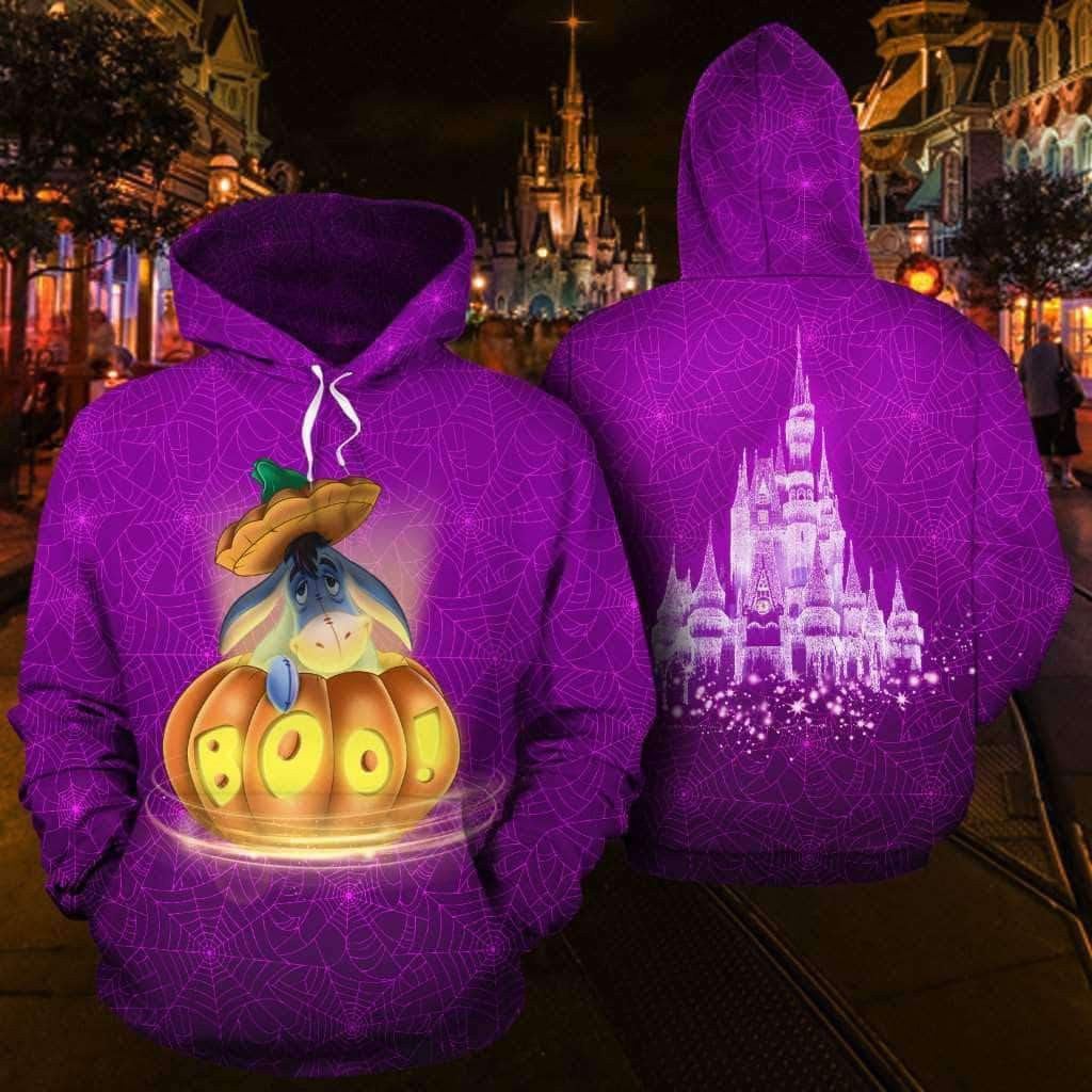 Eeyore Boo 3D All Over Print Hoodie, Zip Hoodie