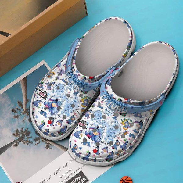 Eeyore Winnie The Pooh Cartoon Crocs Crocband Clogs Shoes Comfortable For Men Women and Kids - Image 2