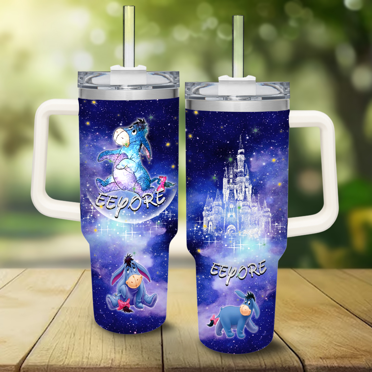 Eeyore Winnie the Pooh Cartoon Custom Stanley Cup 40 oz 30 oz Tumbler With HandleTVC2301830