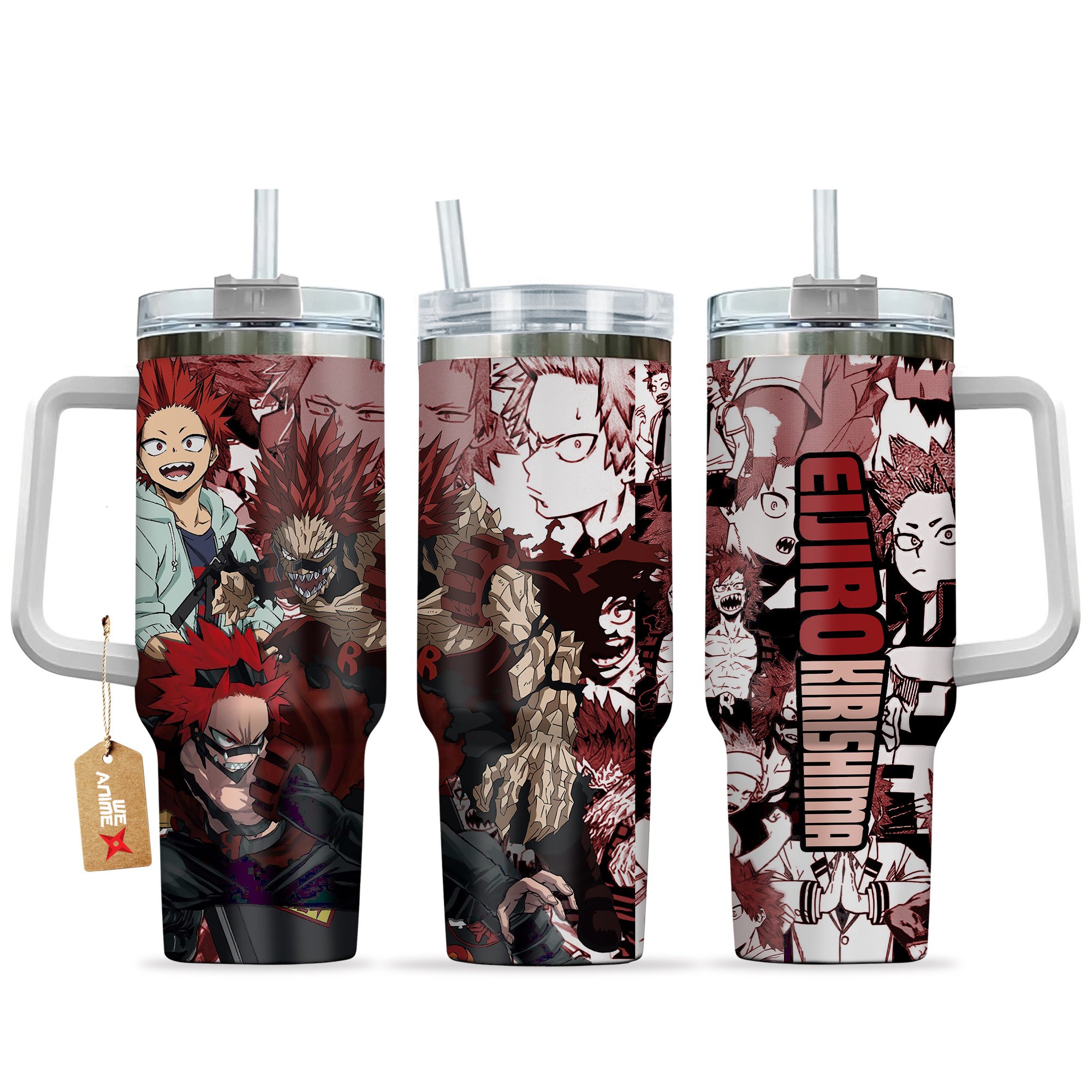 Eijiro Kirishima (Red Riot) My Hero Academia Anime Custom Stanley Cup 40 oz 30 oz Tumbler With HandleTVC2301151
