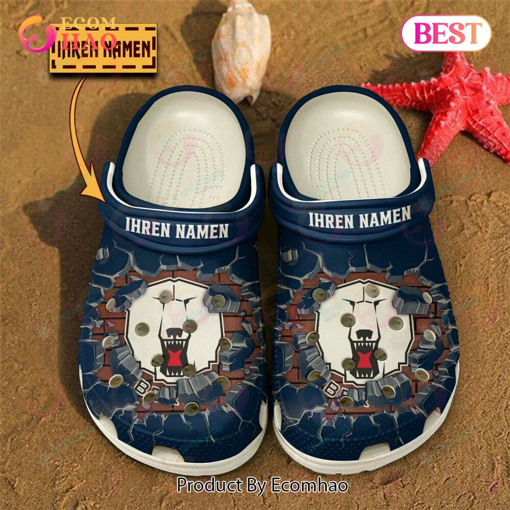 Eisbaren Berlin DEL Hockey Sport Crocs Crocband Clogs Shoes Comfortable For Men Women and Kids