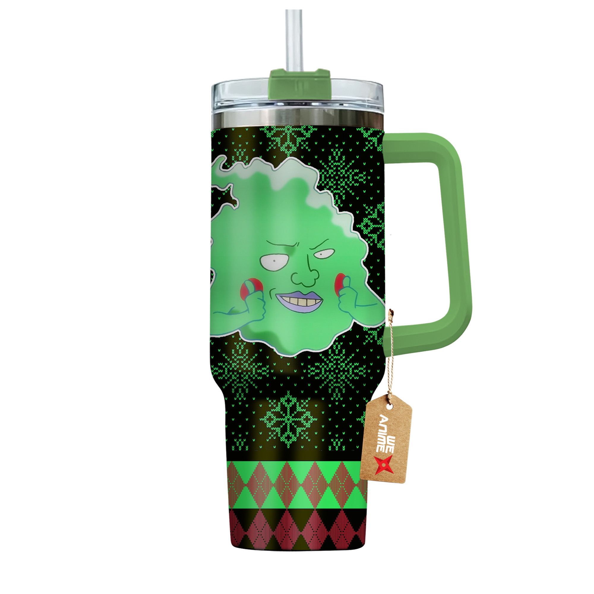 Ekubo Mob Psycho 100 Anime Custom Stanley Cup 40 oz 30 oz Tumbler With HandleTVC2301165 - Image 4