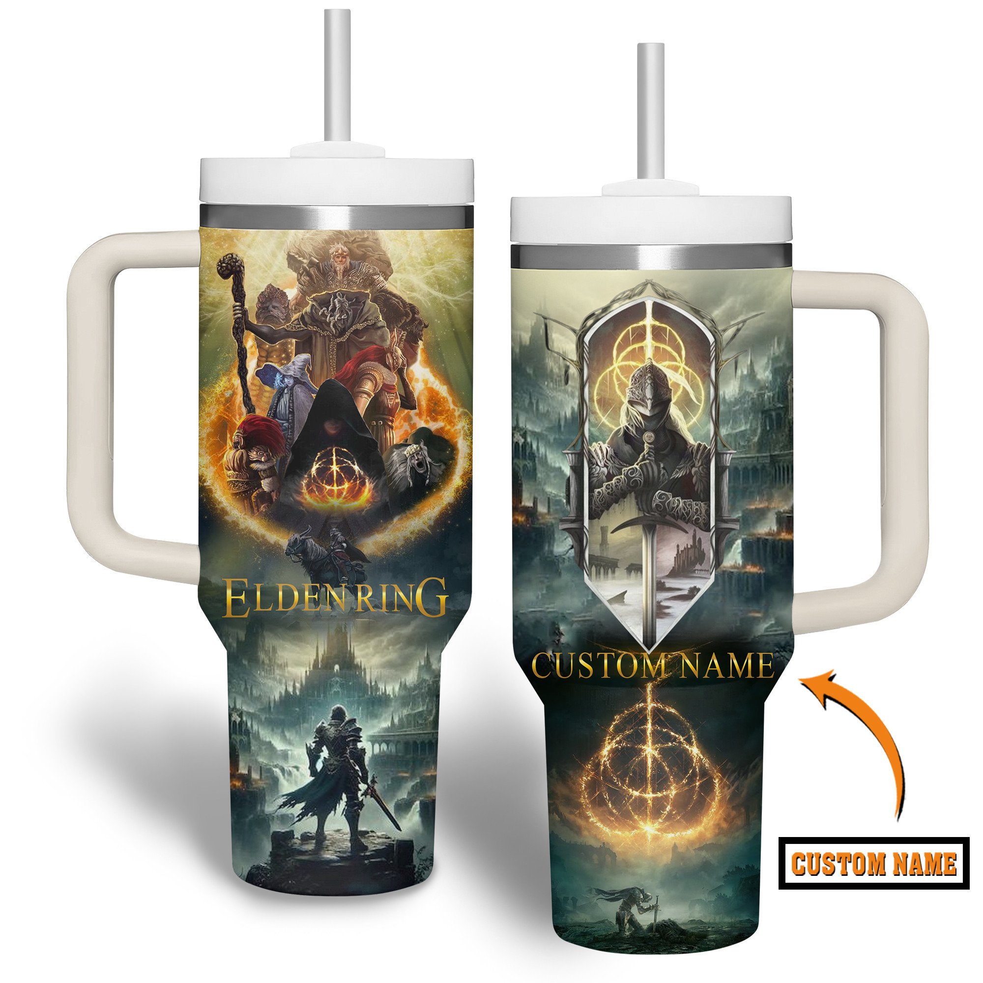 Elden Ring Games Custom Stanley Cup 40 oz 30 oz Tumbler With HandleTVC2301514