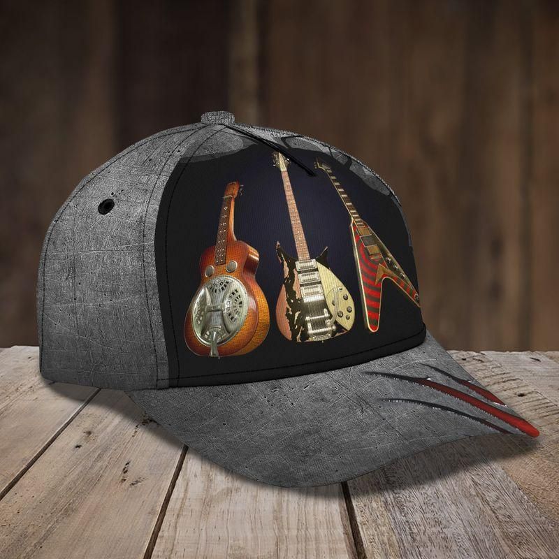 Electric Guitar Classic Cap Baseball Cap For Friends Trucker Hats Custom Hats Gifts For Men & Women