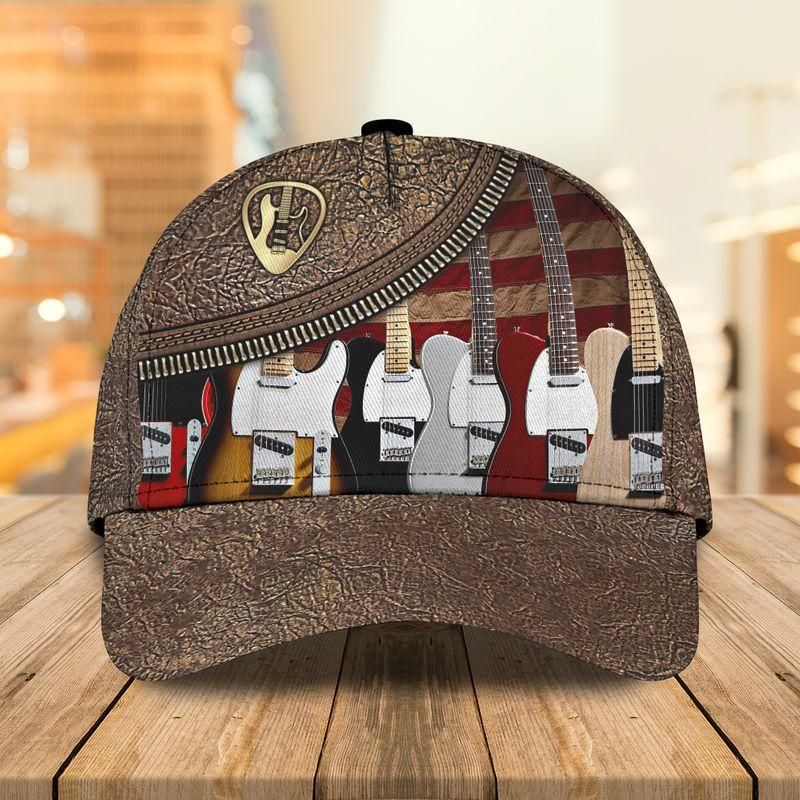 Electric Guitars Classic Cap Baseball Cap For Music Lovers Trucker Hats Custom Hats Gifts For Men & Women