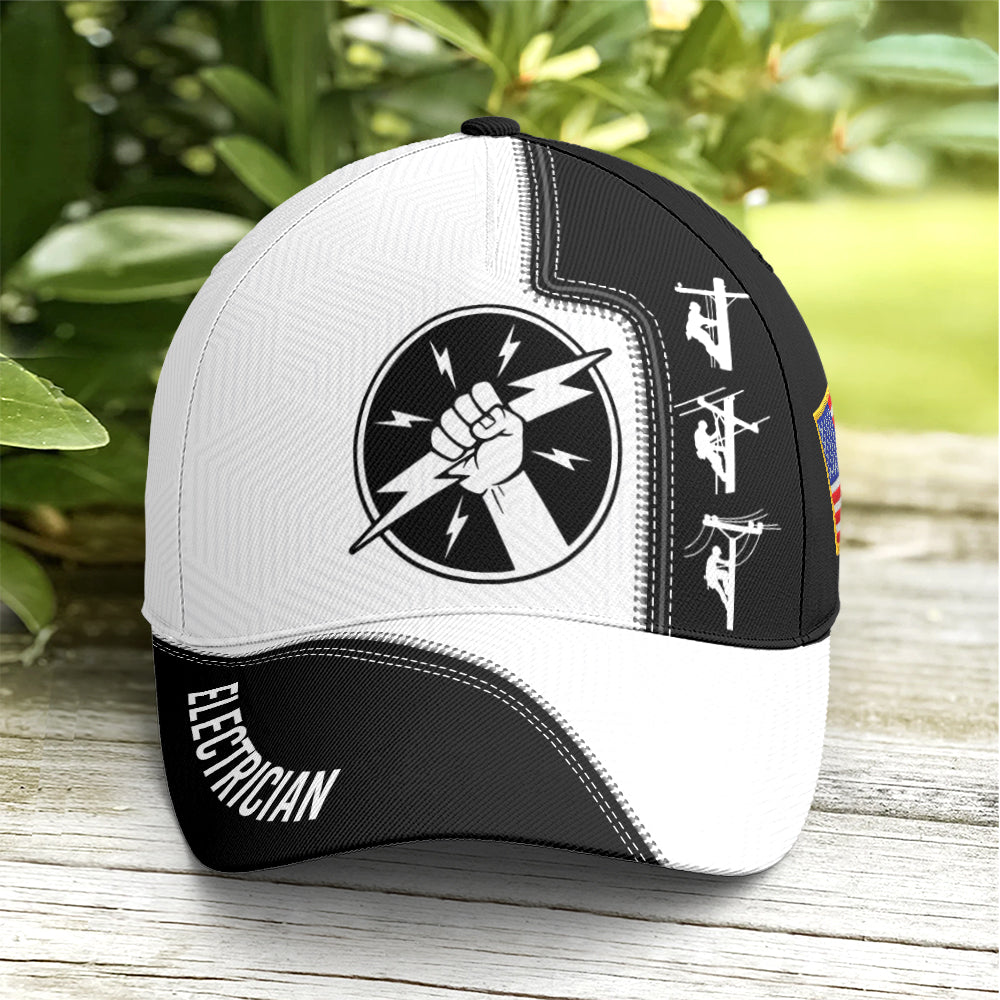 Electrician Baseball Cap For Electrical Engineer Trucker Hats Custom Hats Gifts For Men & Women