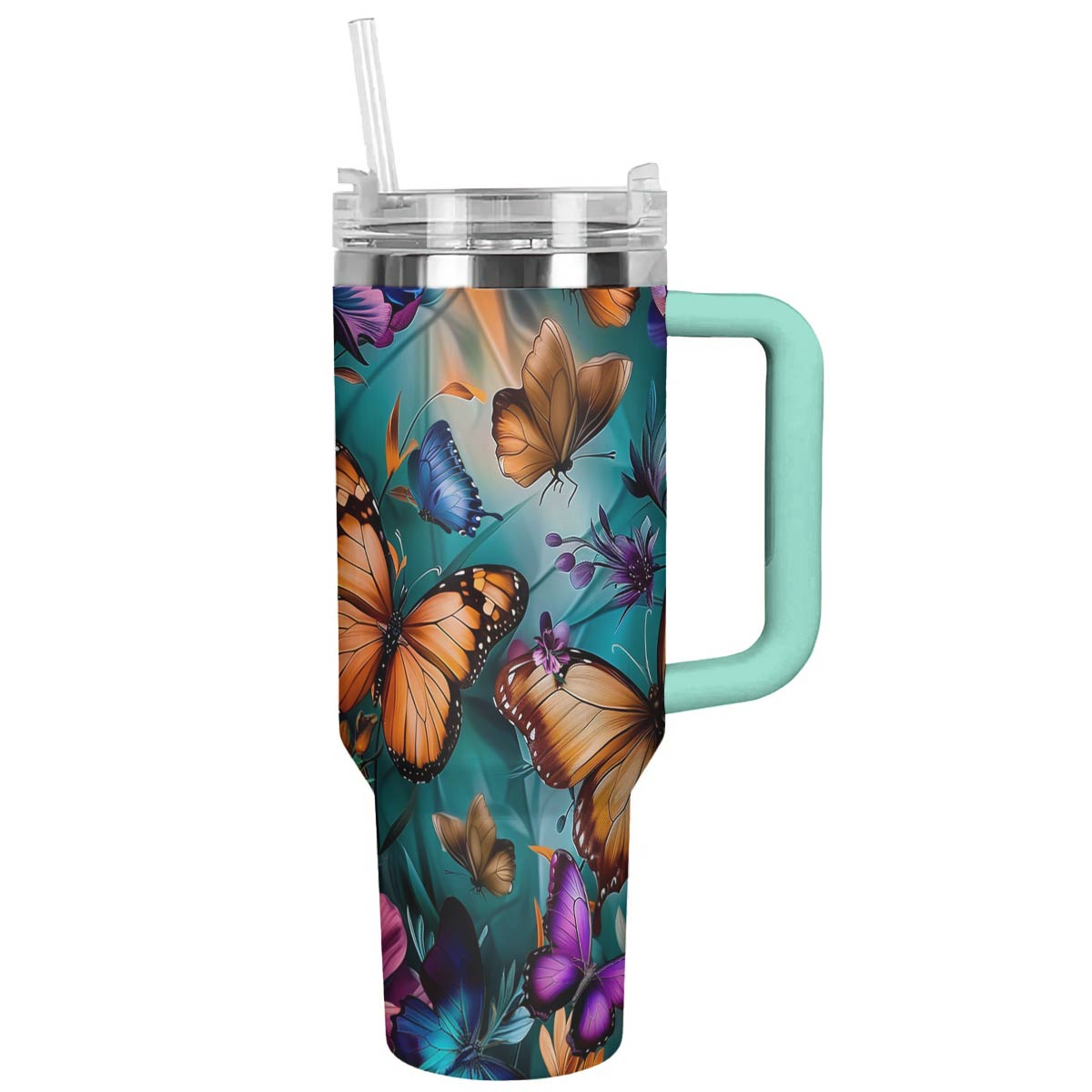 Elegant Butterflies Custom Stanley Cup 40 oz 30 oz Tumbler With HandleTVC2301786