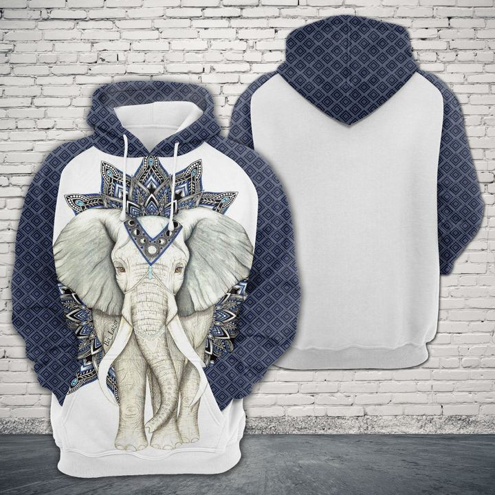 Elephant Beauty 3D All Over Print Hoodie, Zip Hoodie