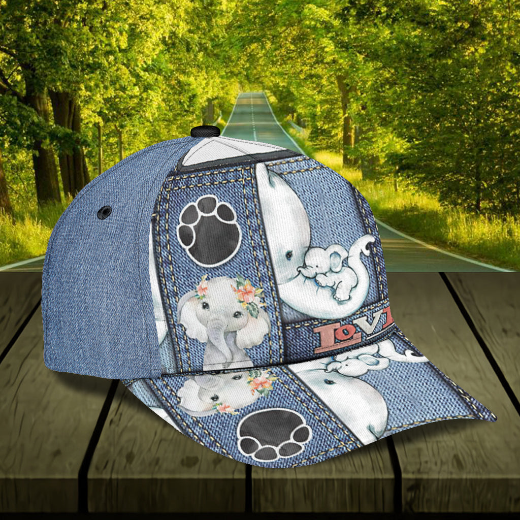 Elephant Classic Cap, Gift for Elephant Lovers Trucker Hats Custom Hats Gifts For Men & Women