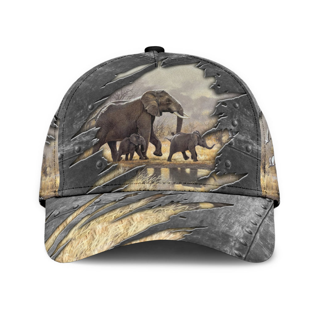 Elephant Classic Cap, Gift for Elephant Lovers Trucker Hats Custom Hats Gifts For Men & Women