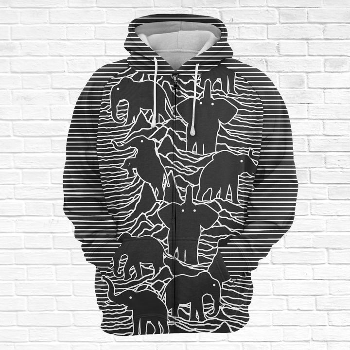 Elephant Division 3D All Over Print Hoodie, Zip Hoodie