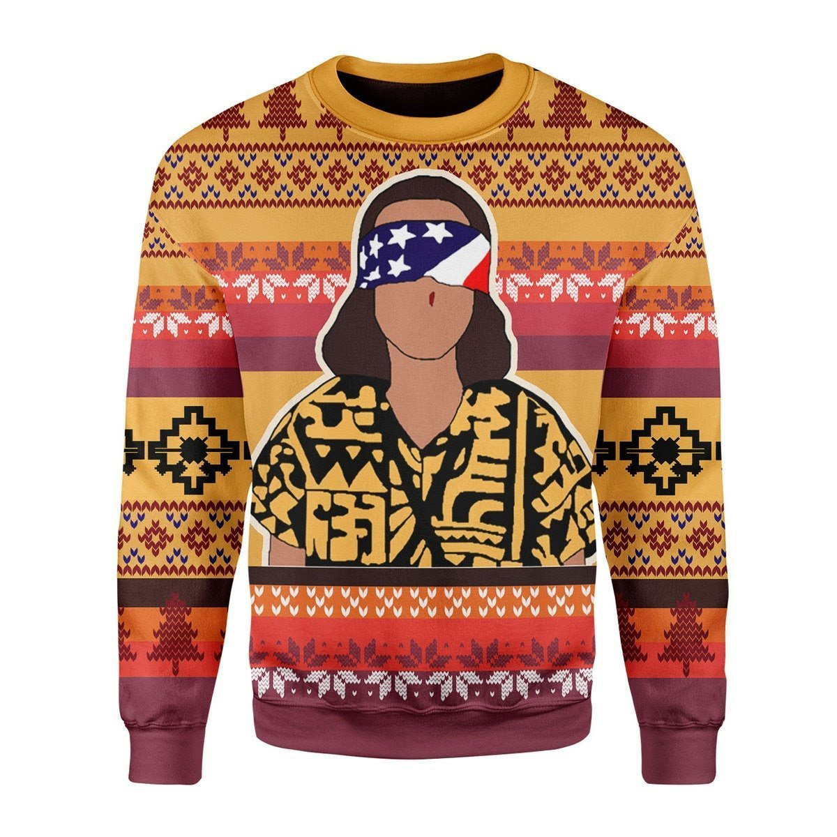 Eleven Ugly Christmas Sweater Adult 3D Funny Matching for family