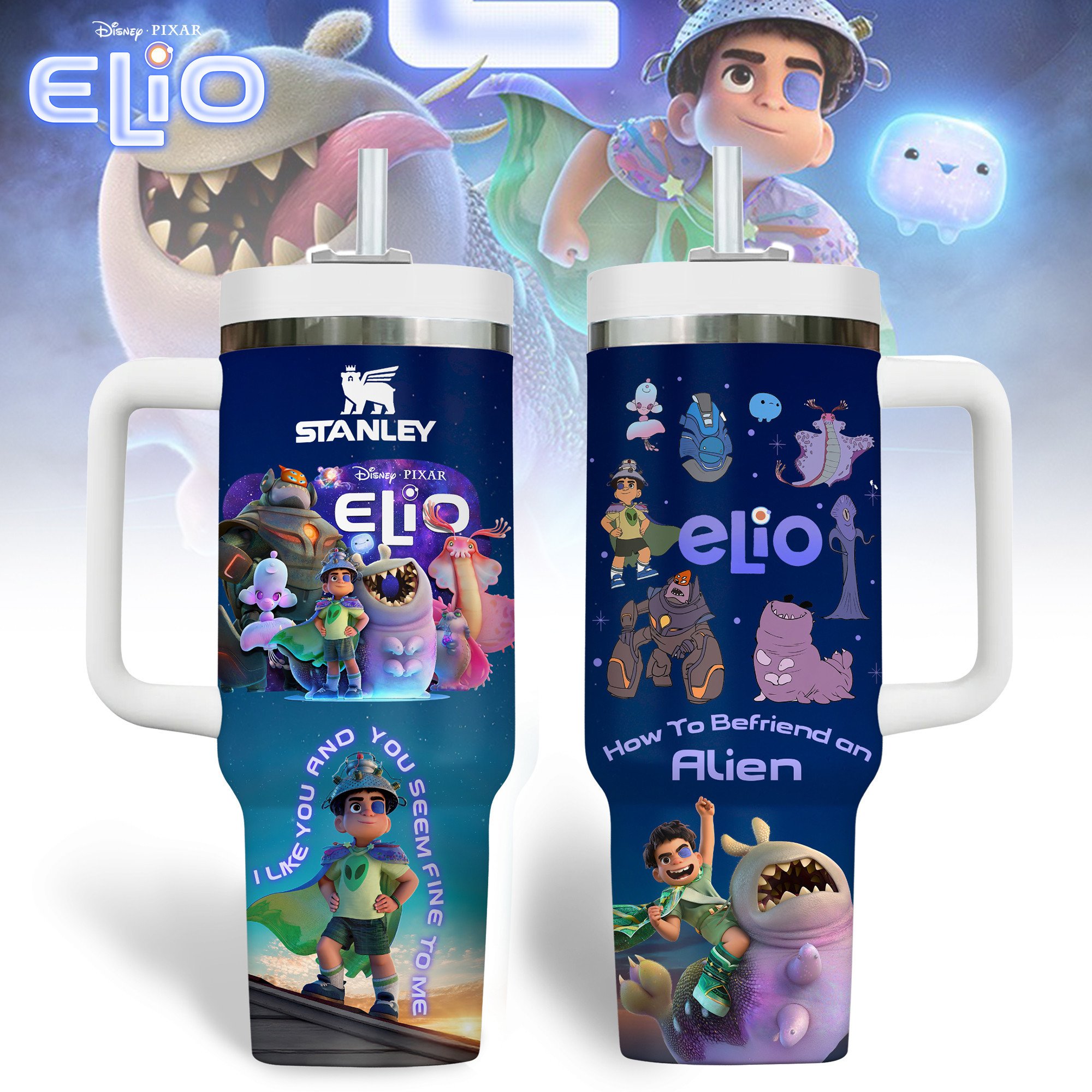 Elio Cartoon Custom Stanley Cup 40 oz 30 oz Tumbler With HandleTVC2301178