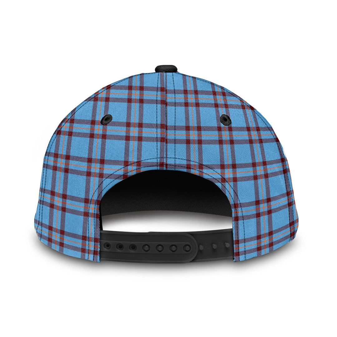 Elliot Ancient Tartan Baseball Cap, Tartan Plaid Cap with Family Crest K23 Trucker Hats Custom Hats Gifts For Men & Women