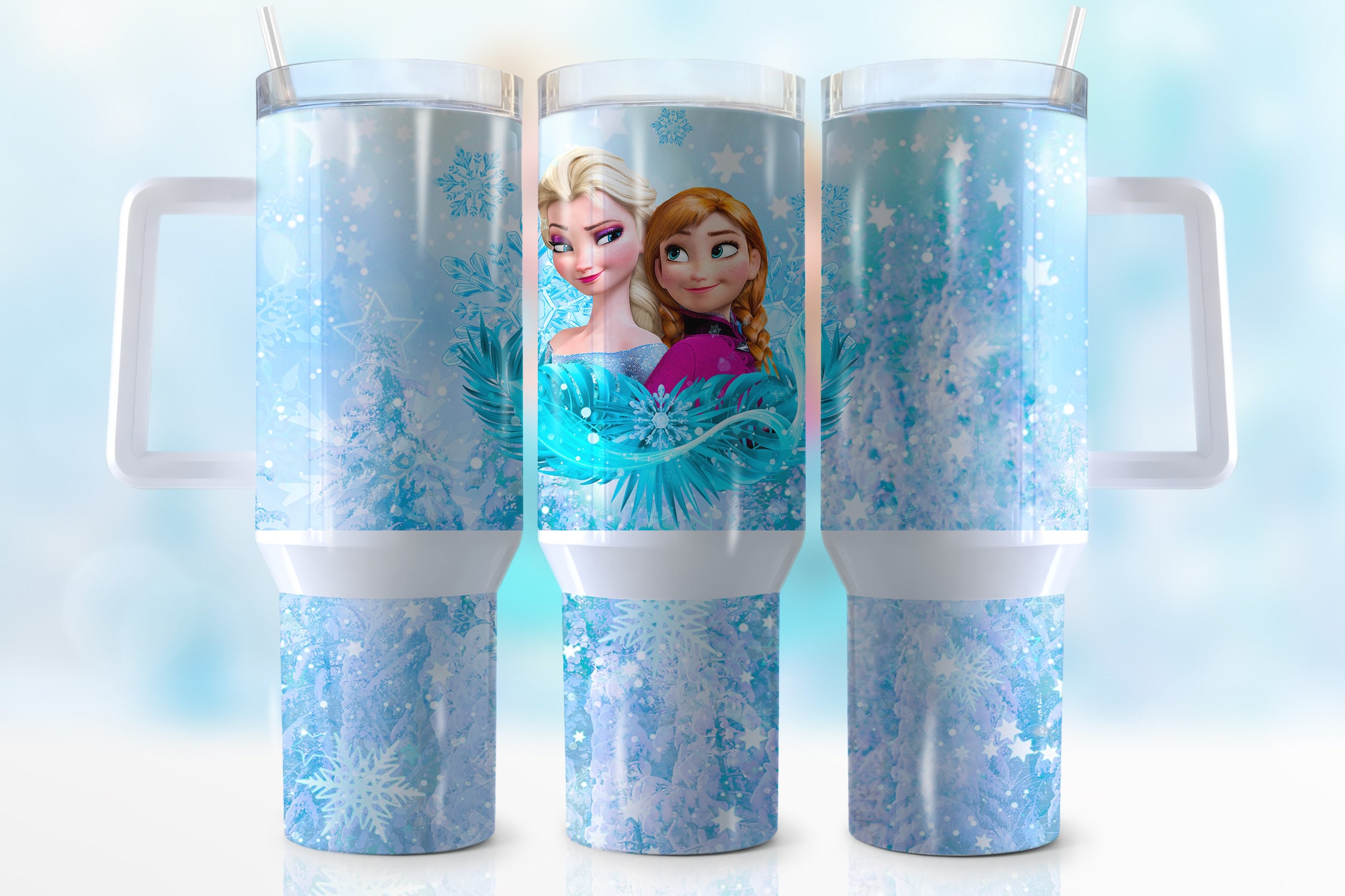 Elsa And Anna Frozen Disney Cartoon Custom Stanley Cup 40 oz 30 oz Tumbler With HandleTVC2301947