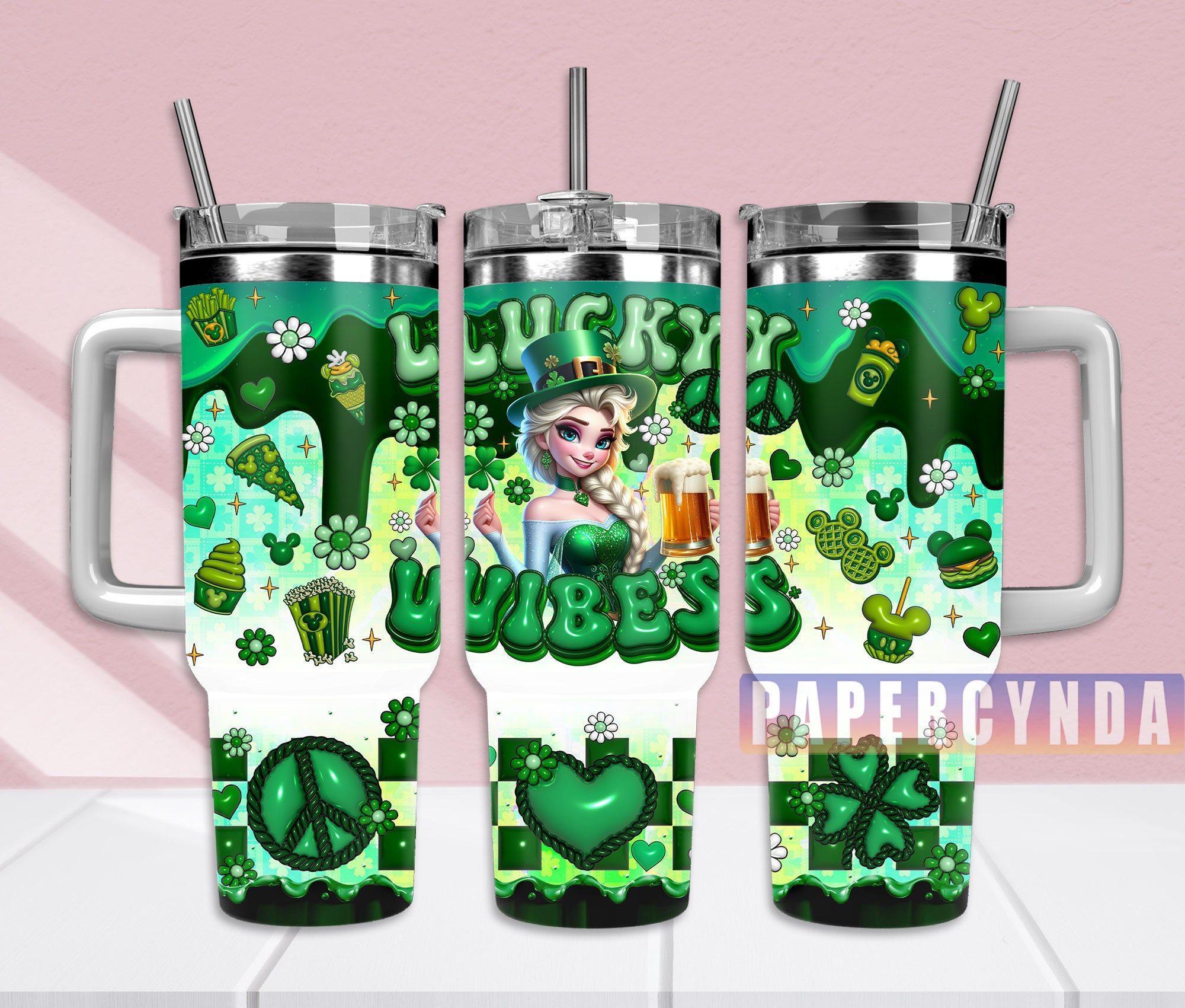 Elsa Frozen Custom Stanley Cup 40 oz 30 oz Tumbler With HandleTVC2301834