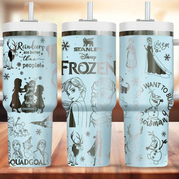 Elsa Frozen Disney Cartoon Custom Stanley Cup 40 oz 30 oz Tumbler With HandleTVC2301257