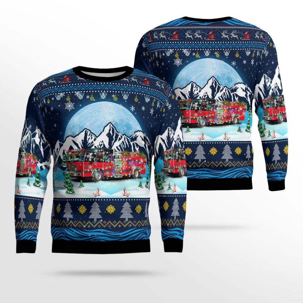 Elsmere Kentucky Elsmere KY FireEMS AOP Ugly Sweater Xmas Unisex Sweater Christmas Gifts For Men Women