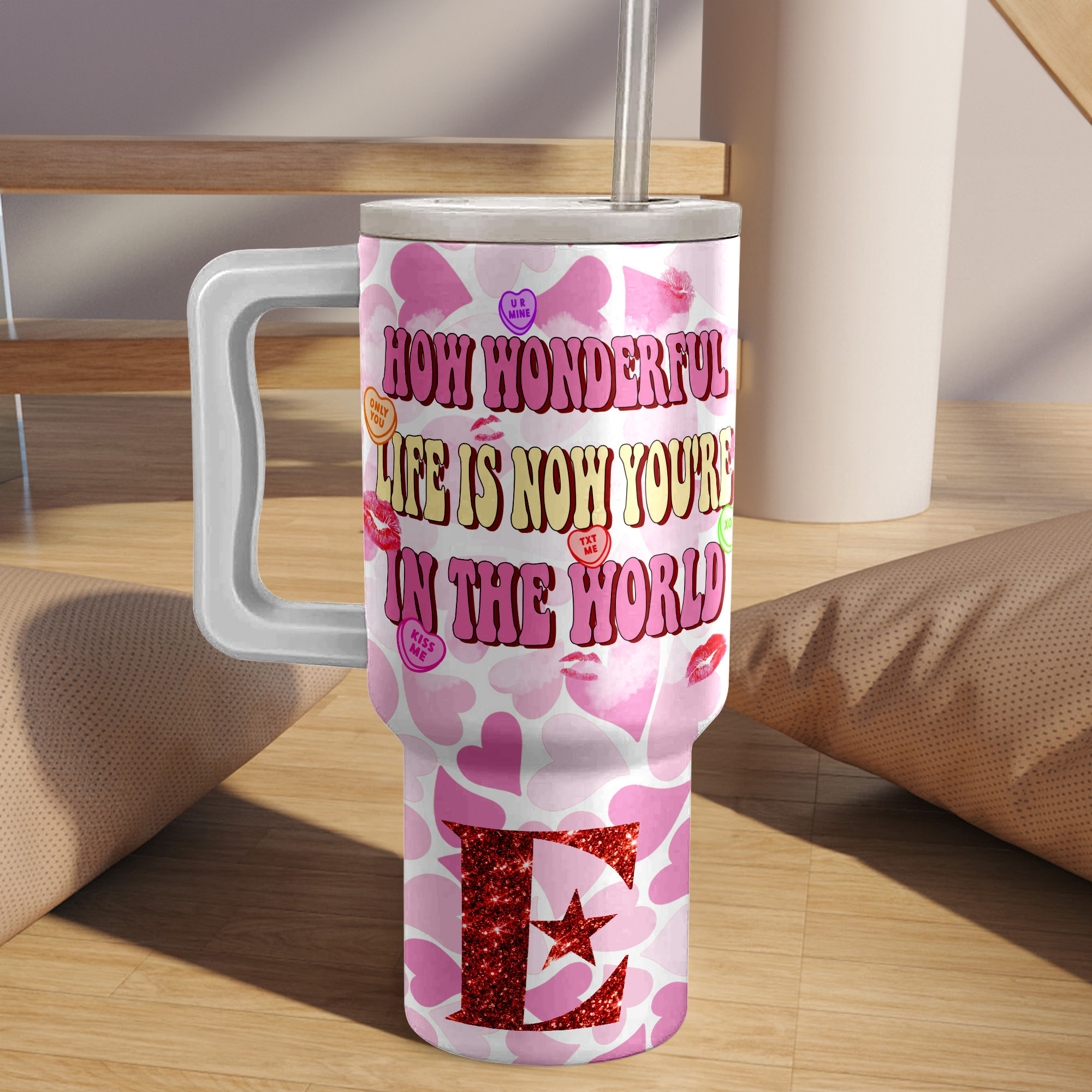 Elton John Happy Valentine Music Custom Stanley Cup 40 oz 30 oz Tumbler With HandleTVC2301153 - Image 3