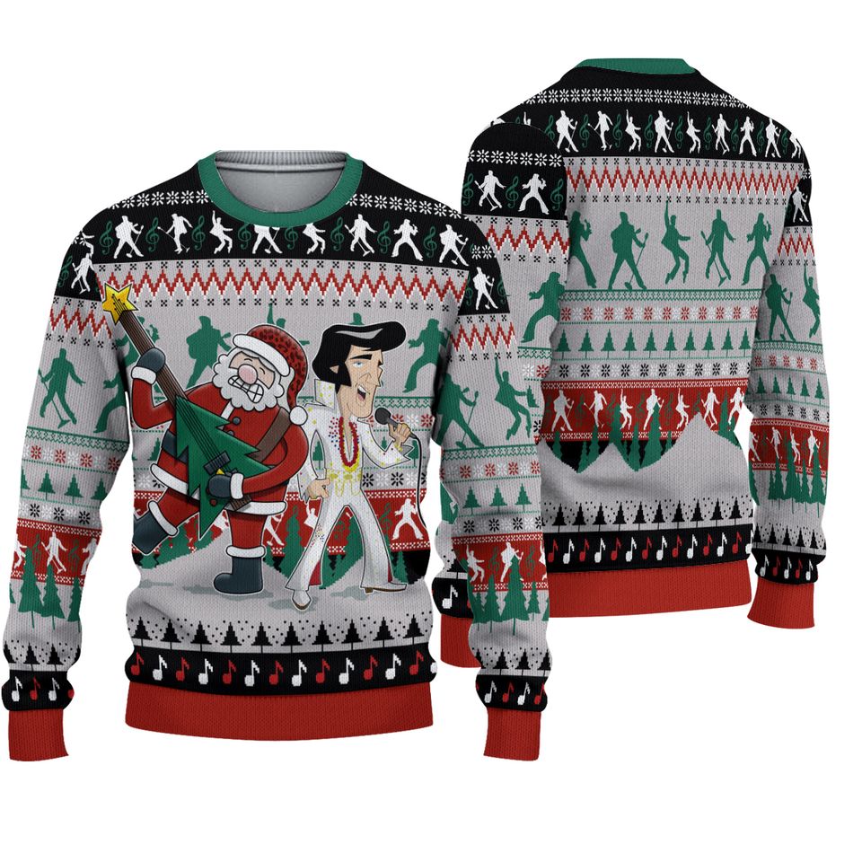 Elvis Festive Performance Sweater