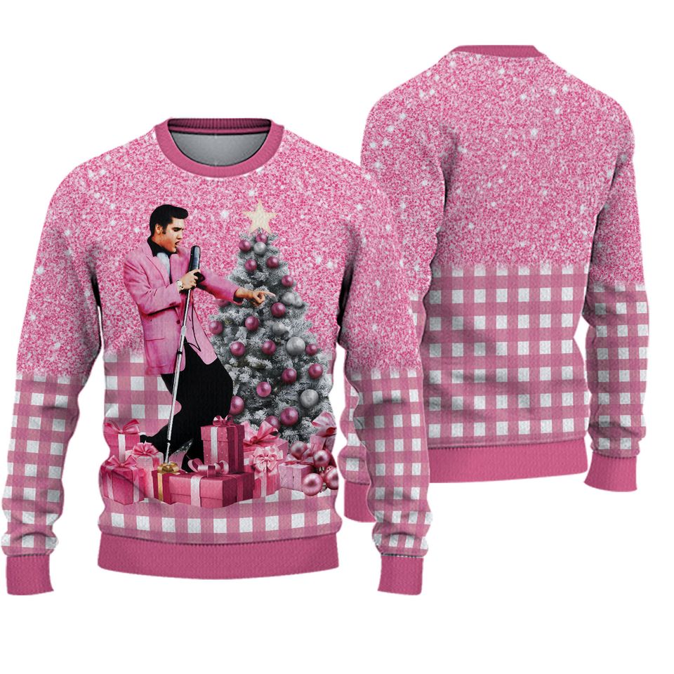 Elvis Holiday Ugly Sweater
