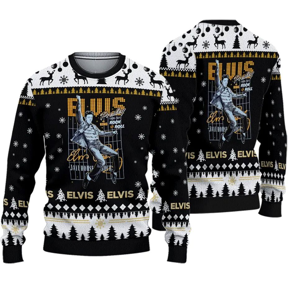 Elvis Presley All Over Print Sweater