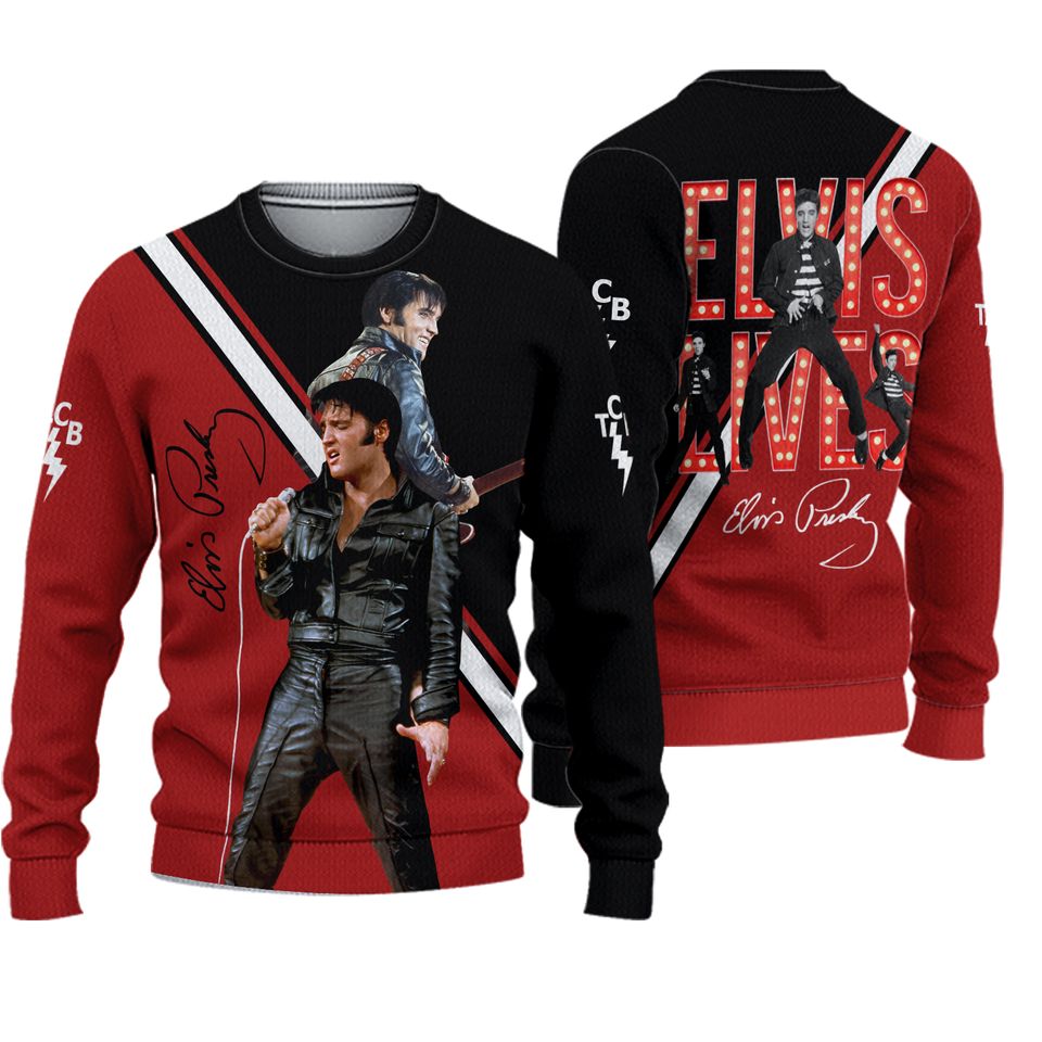 Elvis Presley Christmas Sweater Gift