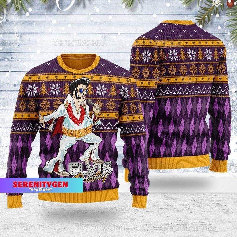 Elvis Presley Christmas Sweater - Holiday Collection