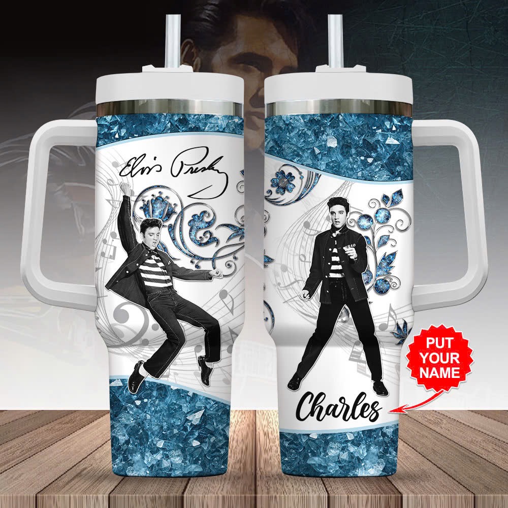 Elvis Presley Music Custom Stanley Cup 40 oz 30 oz Tumbler With HandleTVC2301246