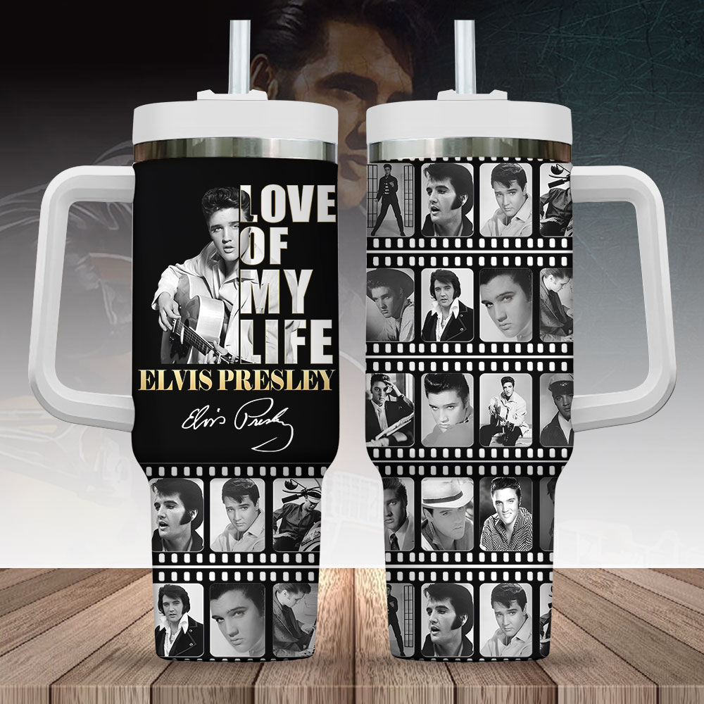 Elvis Presley Music Custom Stanley Cup 40 oz 30 oz Tumbler With HandleTVC2301246
