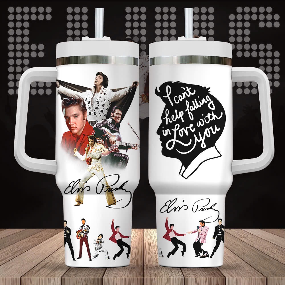 Elvis Presley Music Custom Stanley Cup 40 oz 30 oz Tumbler With HandleTVC2301247