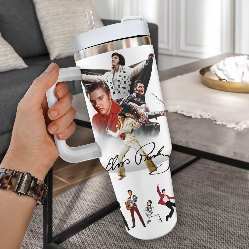 Elvis Presley Music Custom Stanley Cup 40 oz 30 oz Tumbler With HandleTVC2301247 - Image 2