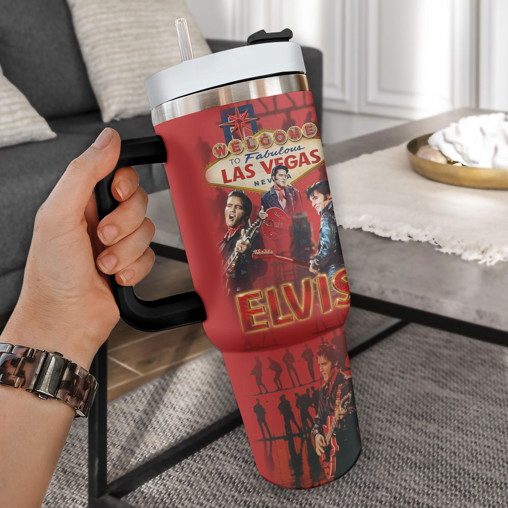 Elvis Presley Music Custom Stanley Cup 40 oz 30 oz Tumbler With HandleTVC2301248 - Image 2