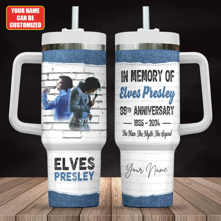 Elvis Presley Music Custom Stanley Cup 40 oz 30 oz Tumbler With HandleTVC2301280