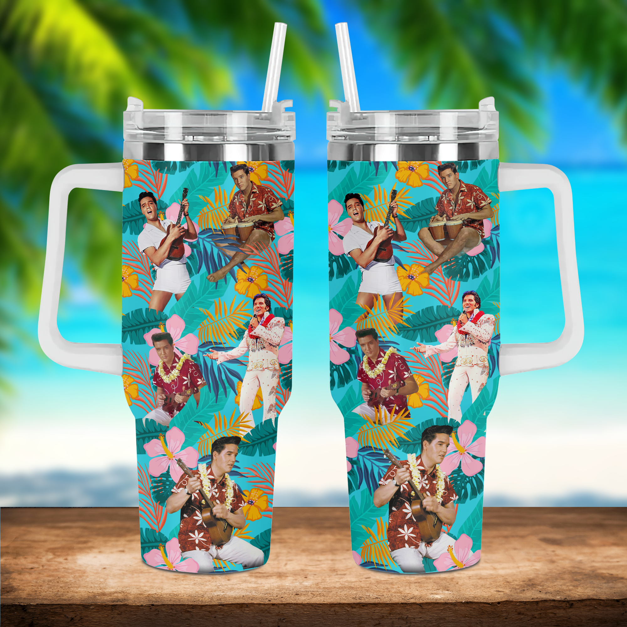 Elvis Presley Music Custom Stanley Cup 40 oz 30 oz Tumbler With HandleTVC2301280