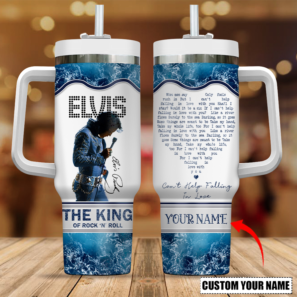 Elvis Presley Music Custom Stanley Cup 40 oz 30 oz Tumbler With HandleTVC2301281
