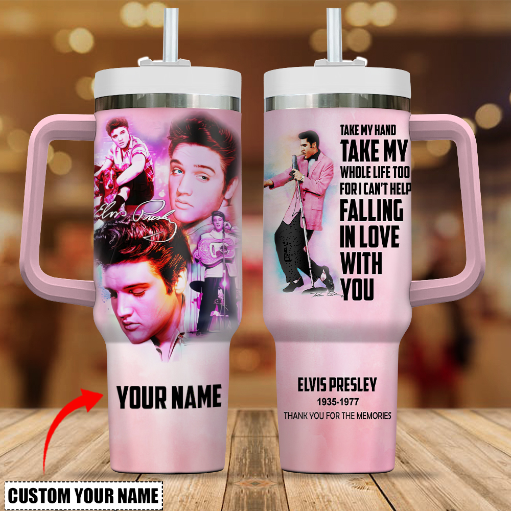 Elvis Presley Music Custom Stanley Cup 40 oz 30 oz Tumbler With HandleTVC2301283