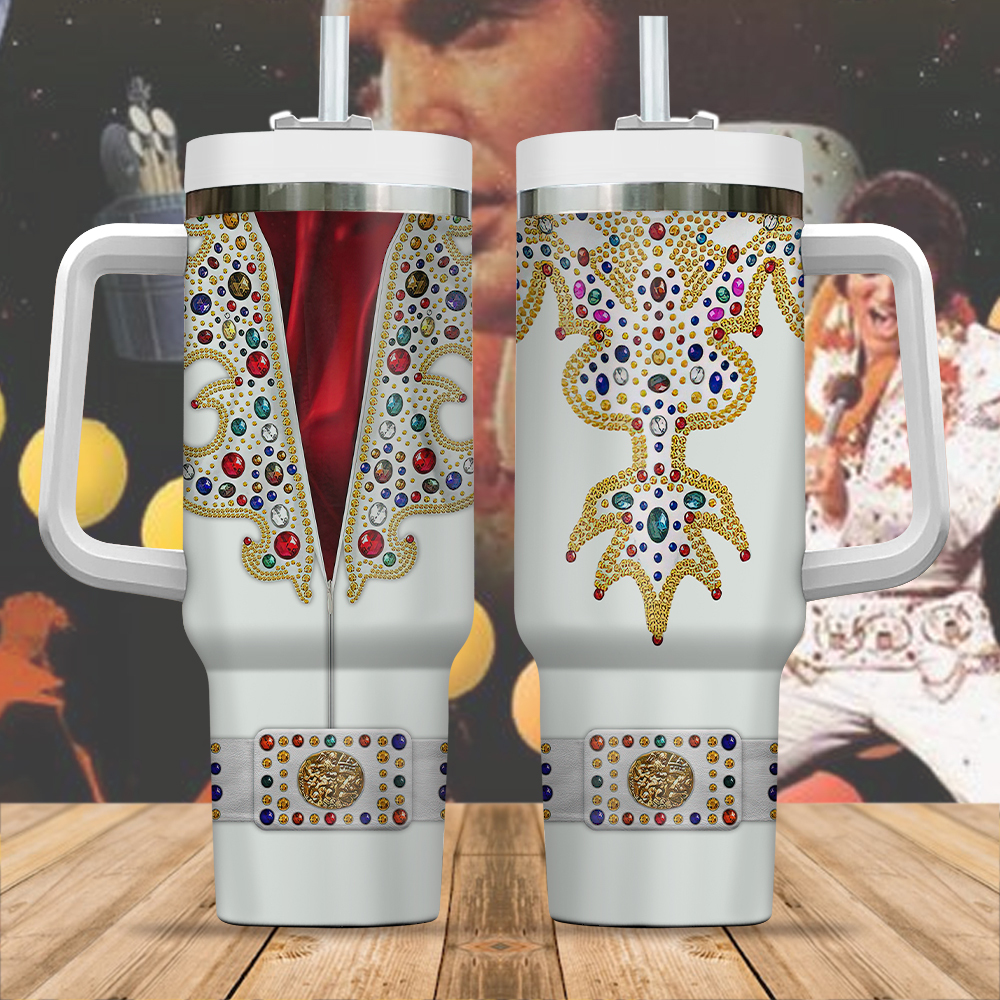 Elvis Presley Music Custom Stanley Cup 40 oz 30 oz Tumbler With HandleTVC2301283