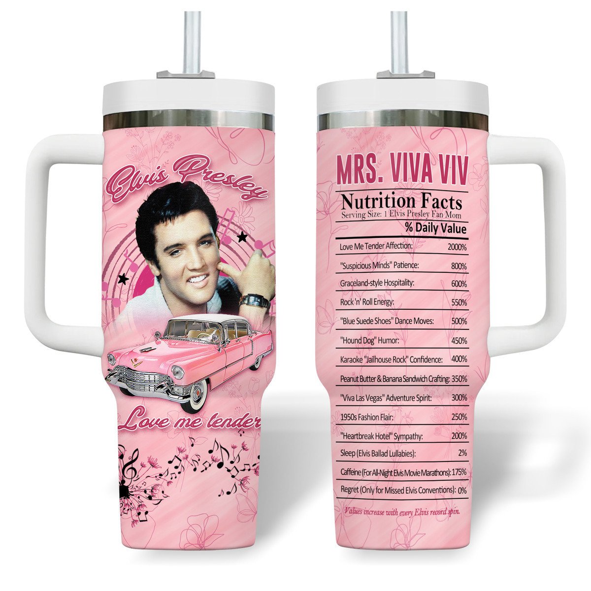 Elvis Presley Music Custom Stanley Cup 40 oz 30 oz Tumbler With HandleTVC2301286