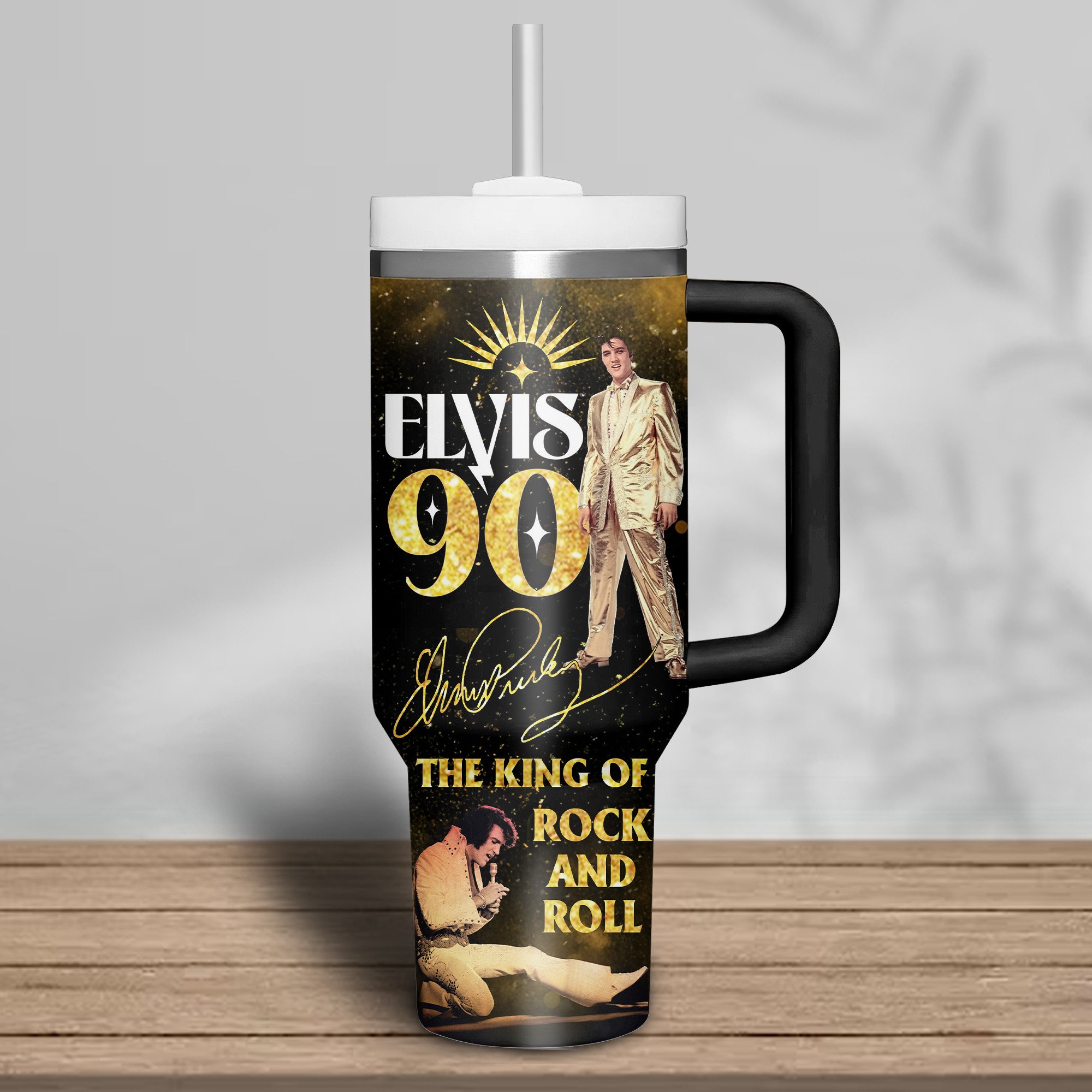 Elvis Presley Music Custom Stanley Cup 40 oz 30 oz Tumbler With HandleTVC2301311 - Image 2