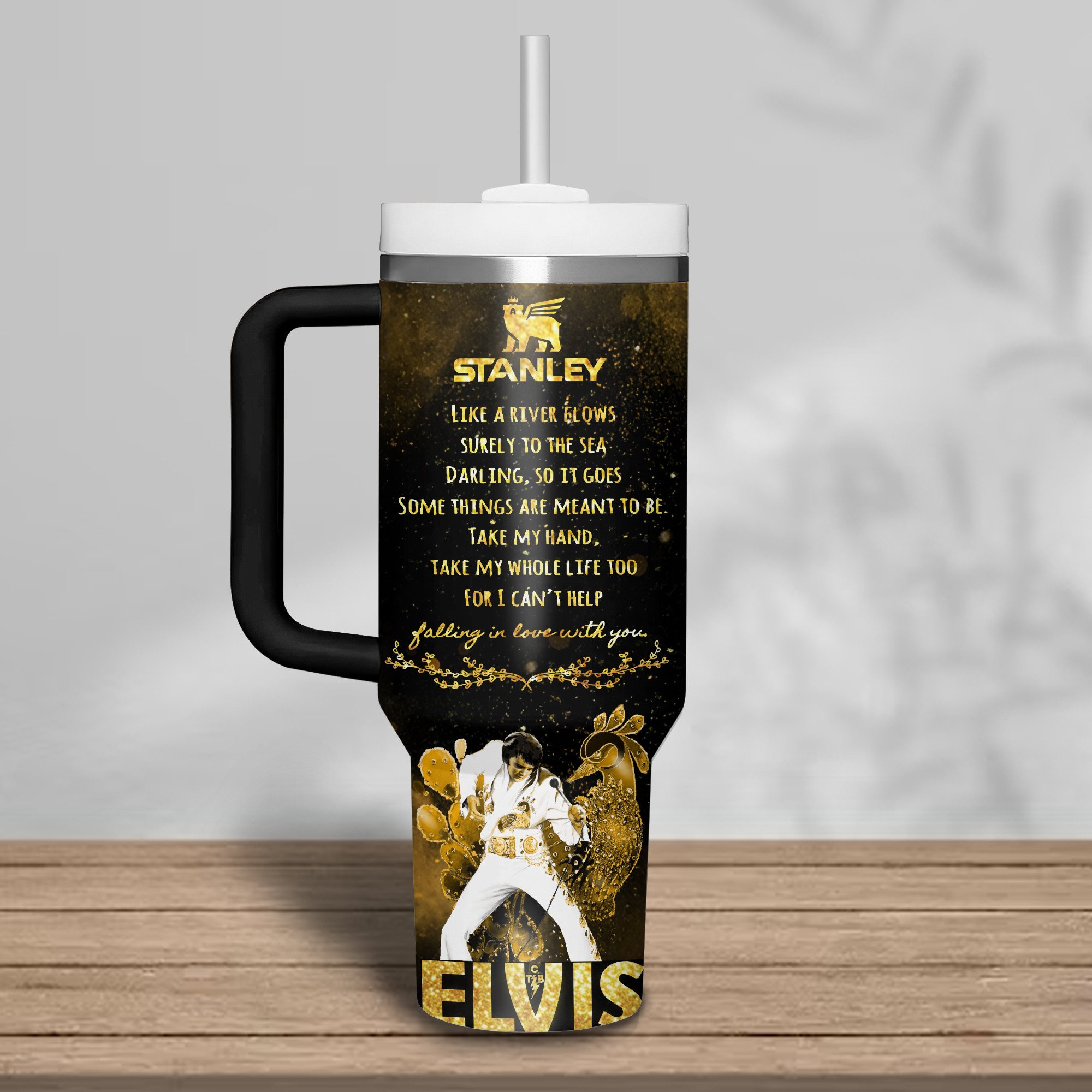 Elvis Presley Music Custom Stanley Cup 40 oz 30 oz Tumbler With HandleTVC2301311 - Image 3