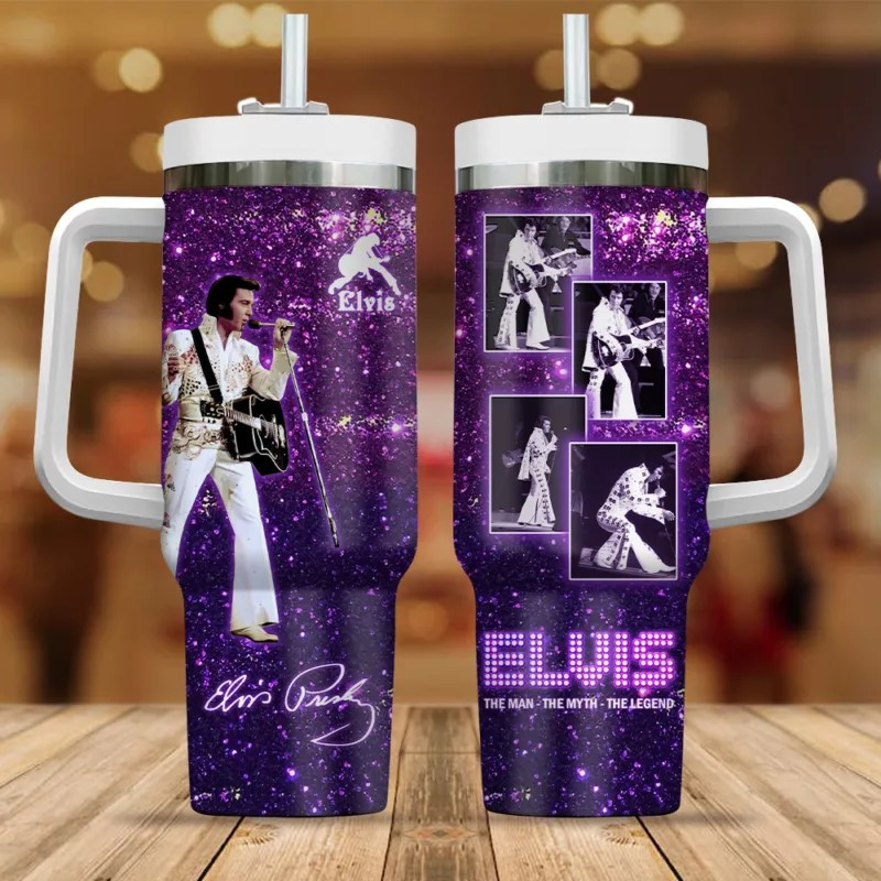 Elvis Presley Music Custom Stanley Cup 40 oz 30 oz Tumbler With HandleTVC2301335